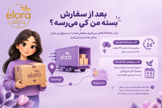 بعد از سفارش، بسته من کی می‌رسه؟